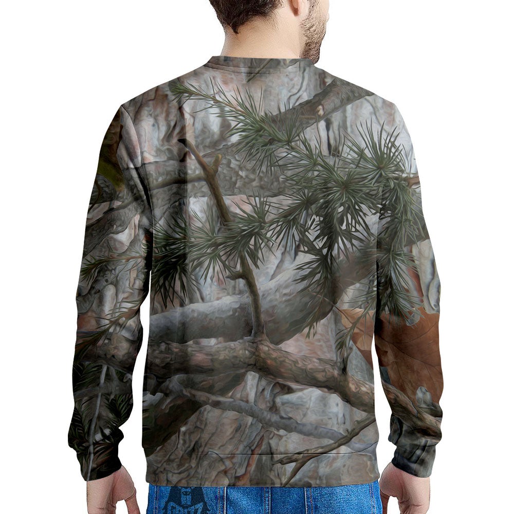 Camouflage Hunting Print Pattern Men's Sweatshirt-grizzshop