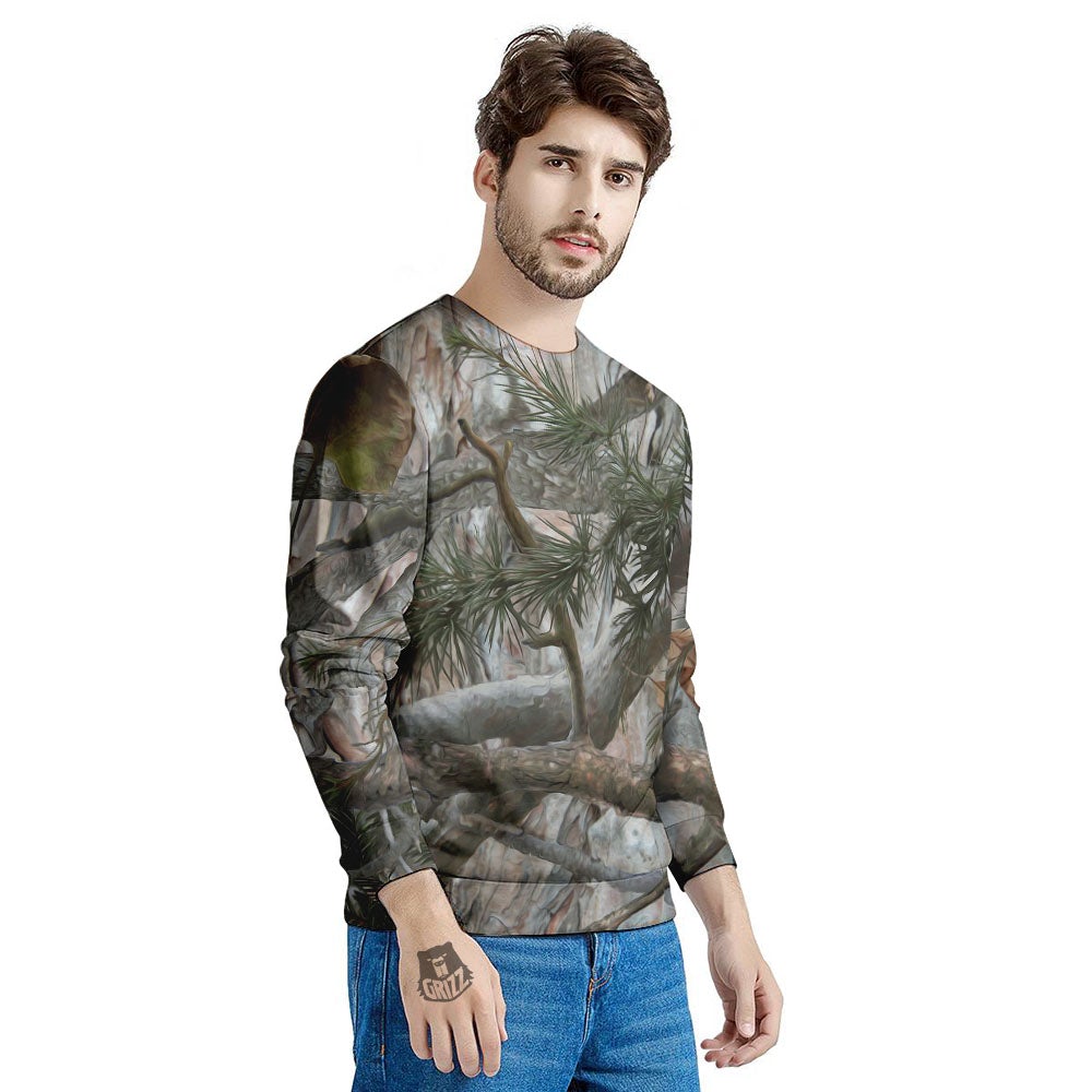 Camouflage Hunting Print Pattern Men's Sweatshirt-grizzshop