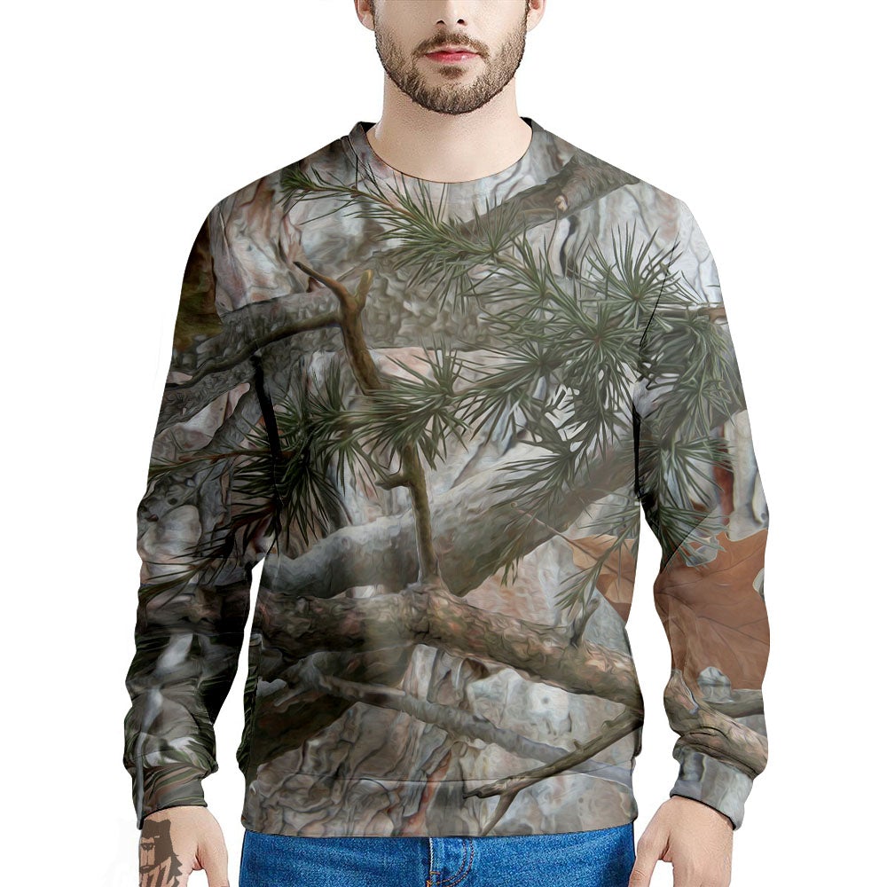 Camouflage Hunting Print Pattern Men's Sweatshirt-grizzshop