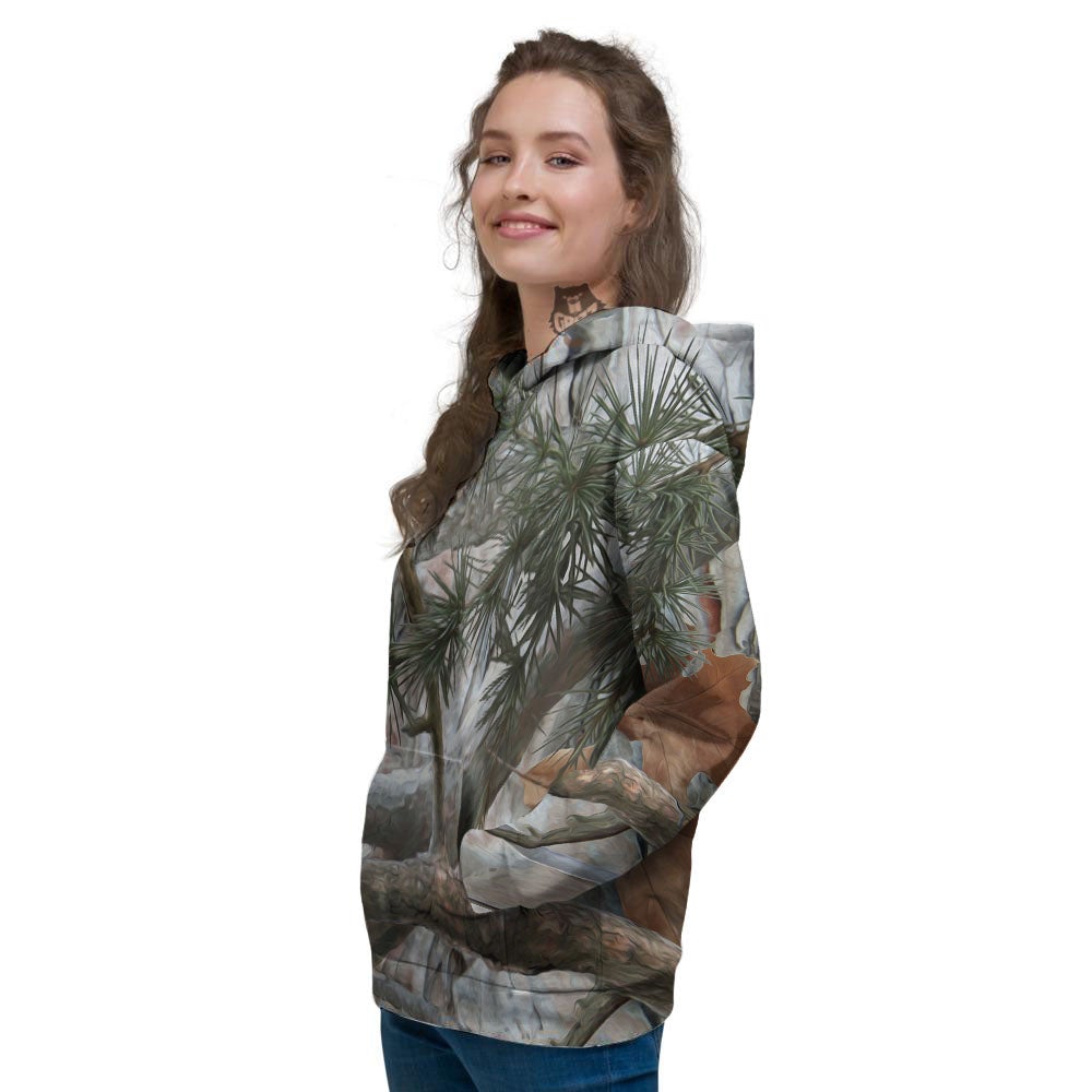 Camouflage Hunting Print Pattern Women's Hoodie-grizzshop