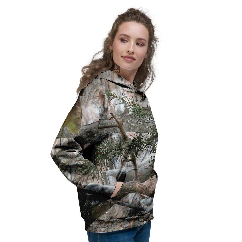 Camouflage Hunting Print Pattern Women's Hoodie-grizzshop