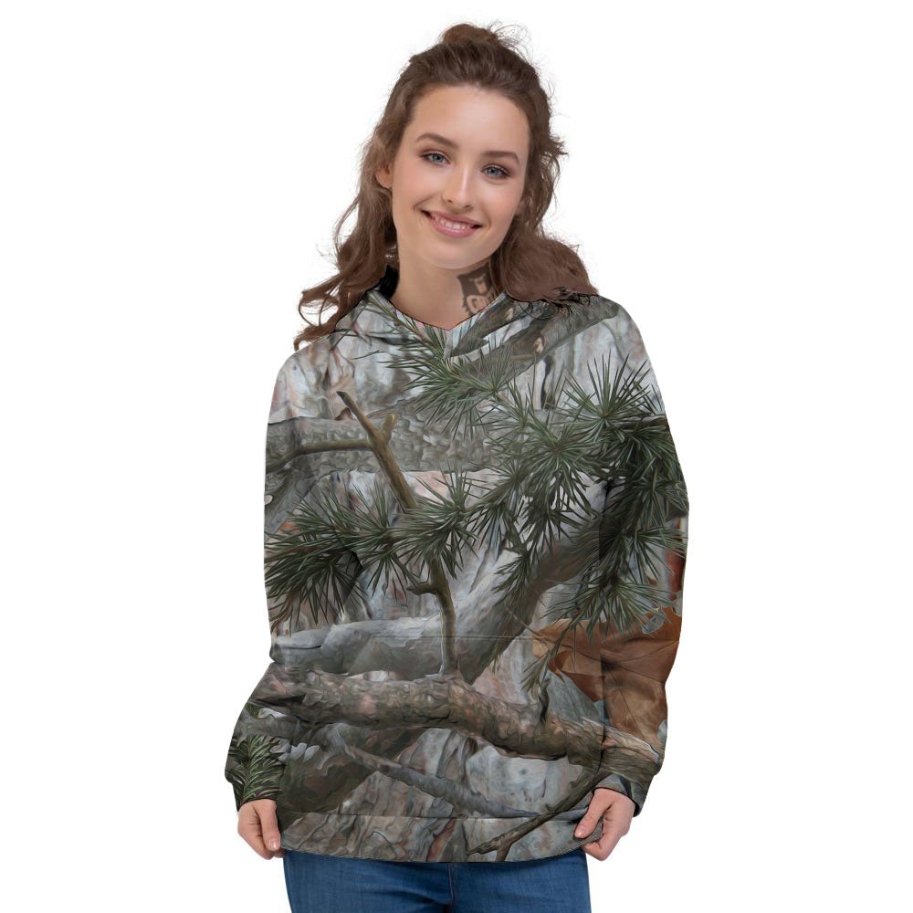 Camouflage Hunting Print Pattern Women's Hoodie-grizzshop