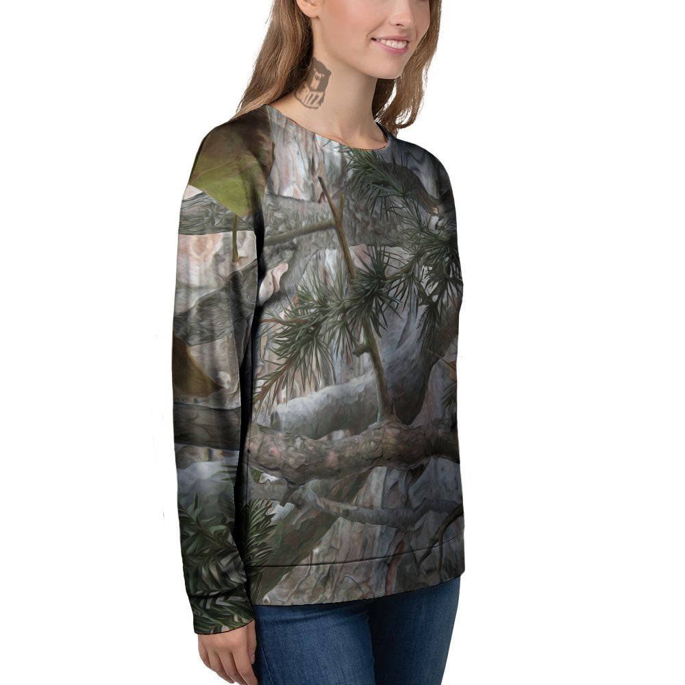 Camouflage Hunting Print Pattern Women's Sweatshirt-grizzshop