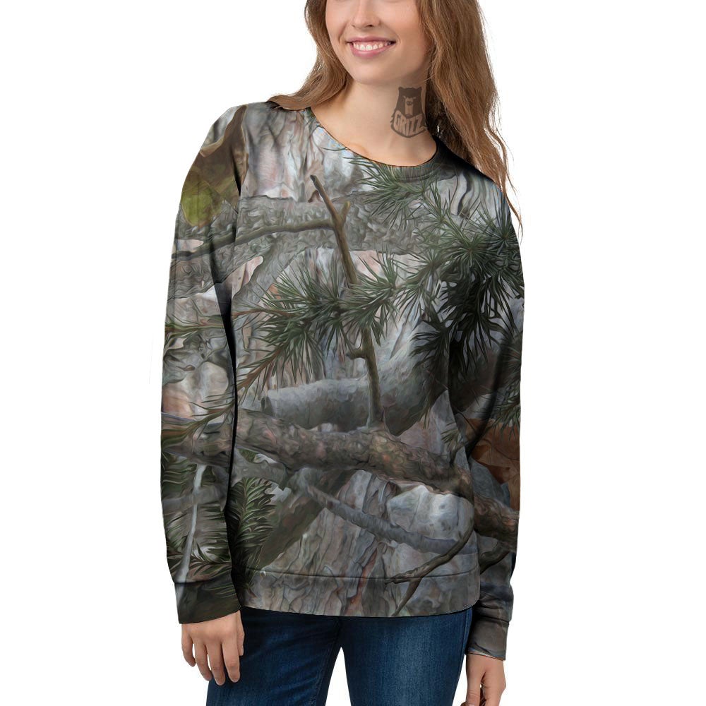 Camouflage Hunting Print Pattern Women's Sweatshirt-grizzshop