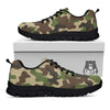 Camouflage Jungle Hunting Print Black Sneaker-grizzshop