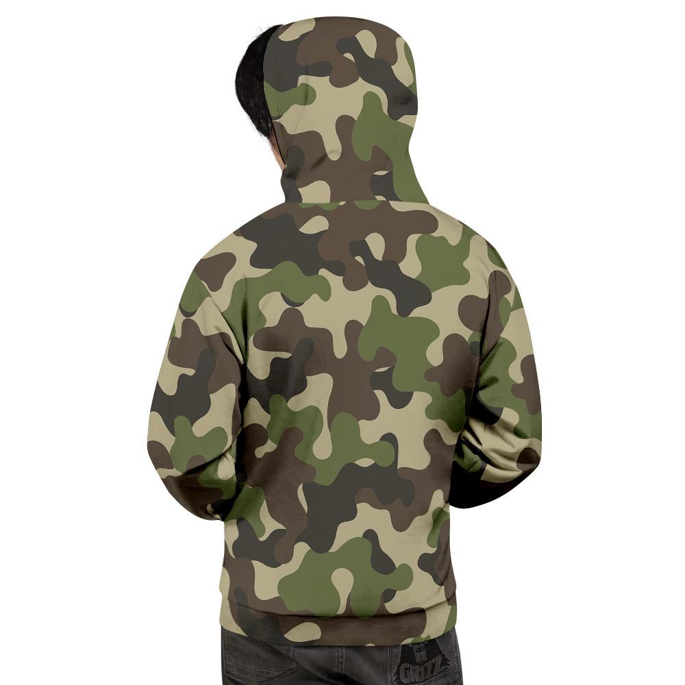 Camouflage Jungle Hunting Print Men's Hoodie-grizzshop