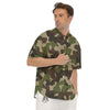 Camouflage Jungle Hunting Print Men's Short Sleeve Shirts-grizzshop