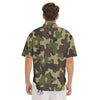 Camouflage Jungle Hunting Print Men's Short Sleeve Shirts-grizzshop