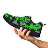 Camouflage Neon Print Black Sneaker-grizzshop