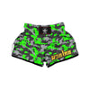 Camouflage Neon Print Muay Thai Boxing Shorts-grizzshop