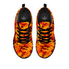 Camouflage Orange Print Black Sneaker-grizzshop