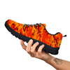 Camouflage Orange Print Black Sneaker-grizzshop