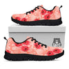 Camouflage Pink Hibiscus Flower Print Pattern Black Sneaker-grizzshop