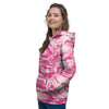 Camouflage Pink Print Pattern Women's Hoodie-grizzshop