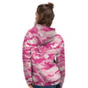 Camouflage Pink Print Pattern Women's Hoodie-grizzshop