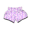 Camouflage Purple Pastel Print Muay Thai Boxing Shorts-grizzshop