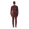 Camouflage Red Spots Print Pattern Men's Pajamas-grizzshop