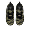 Camouflage Tiger Stripe Print Pattern Black Sneaker-grizzshop