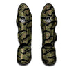 Camouflage Tiger Stripe Print Pattern Muay Thai Shin Guards-grizzshop