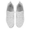 Camouflage White Snow Print Pattern White Athletic Shoes-grizzshop