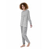 Camouflage White Snow Print Pattern Women's Pajamas-grizzshop