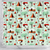 Camper Pattern Print Bathroom Shower Curtain-grizzshop