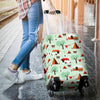 Camper Pattern Print Luggage Cover Protector-grizzshop