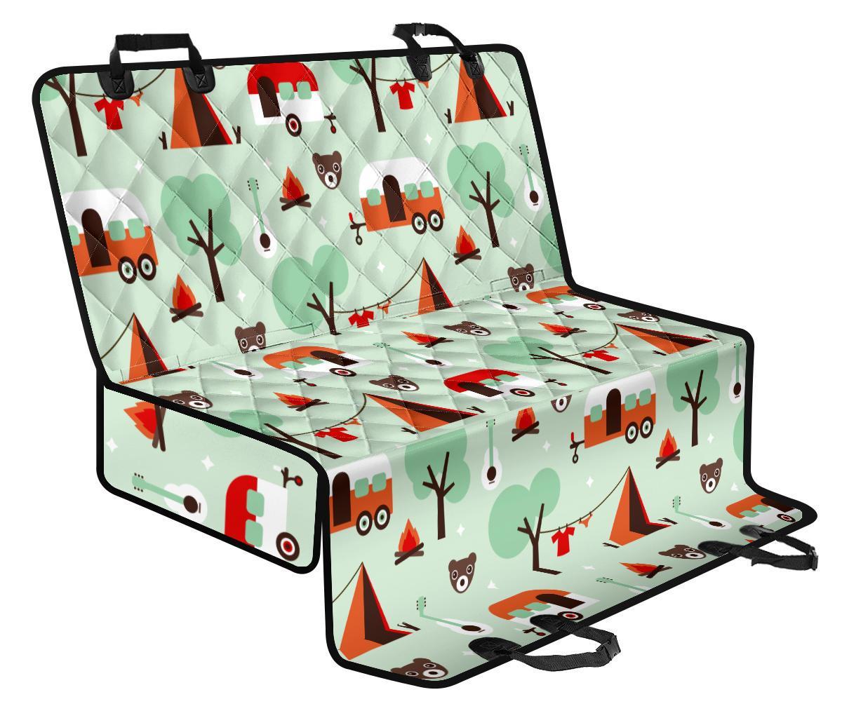 Camper Pattern Print Pet Car Seat Cover-grizzshop