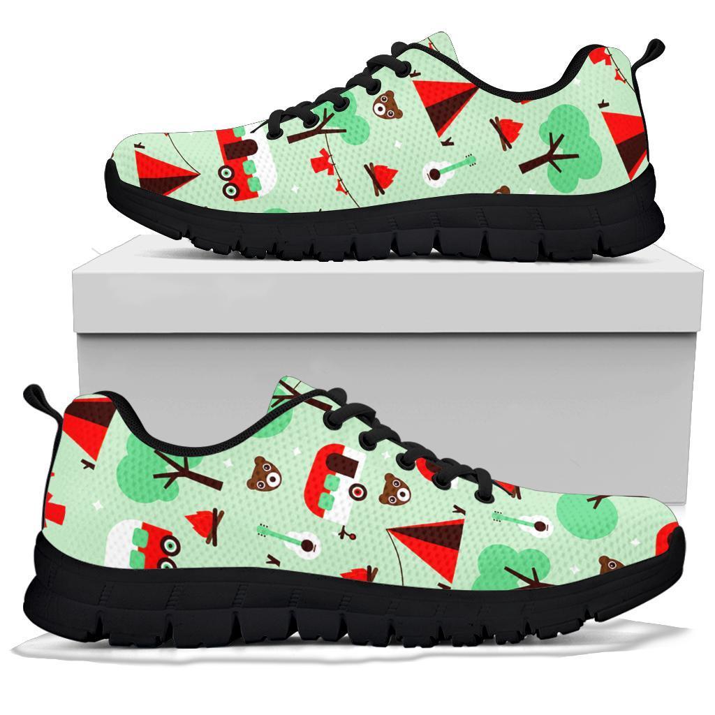 Camper Pattern Print Sneaker Shoes For Men Women-grizzshop