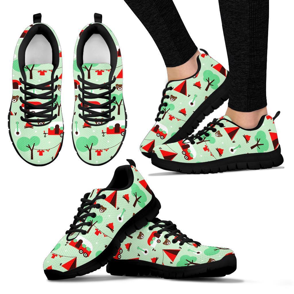 Camper Pattern Print Sneaker Shoes For Men Women-grizzshop