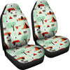 Camper Pattern Print Universal Fit Car Seat Covers-grizzshop