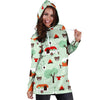 Camper Pattern Print Women Hoodie Dress-grizzshop