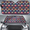 Camper Van Pattern Print Car Sun Shade-grizzshop