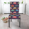 Camper Van Pattern Print Chair Cover-grizzshop