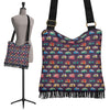 Camper Van Pattern Print Crossbody bags-grizzshop