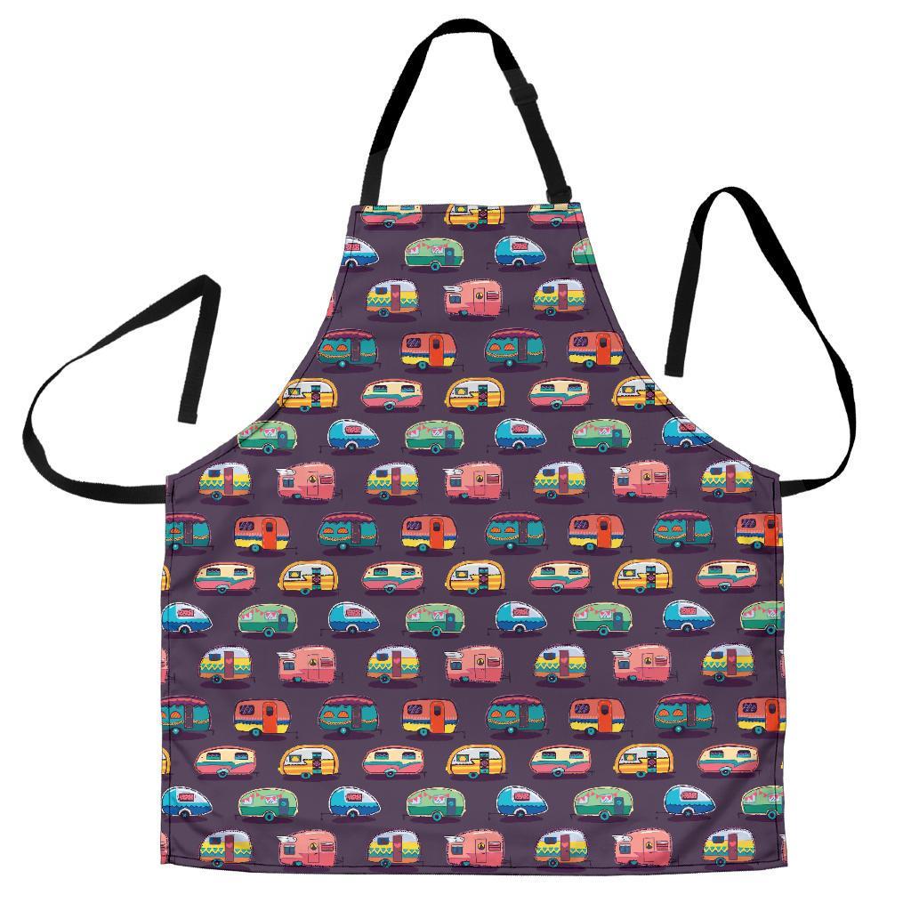 Camper Van Pattern Print Women's Apron-grizzshop