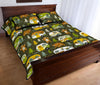 Camper Van Print Pattern Bed Set Quilt-grizzshop