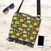 Camper Van Print Pattern Crossbody bags-grizzshop