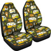 Camper Van Print Pattern Universal Fit Car Seat Covers-grizzshop