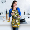 Camper Van Print Pattern Women's Apron-grizzshop