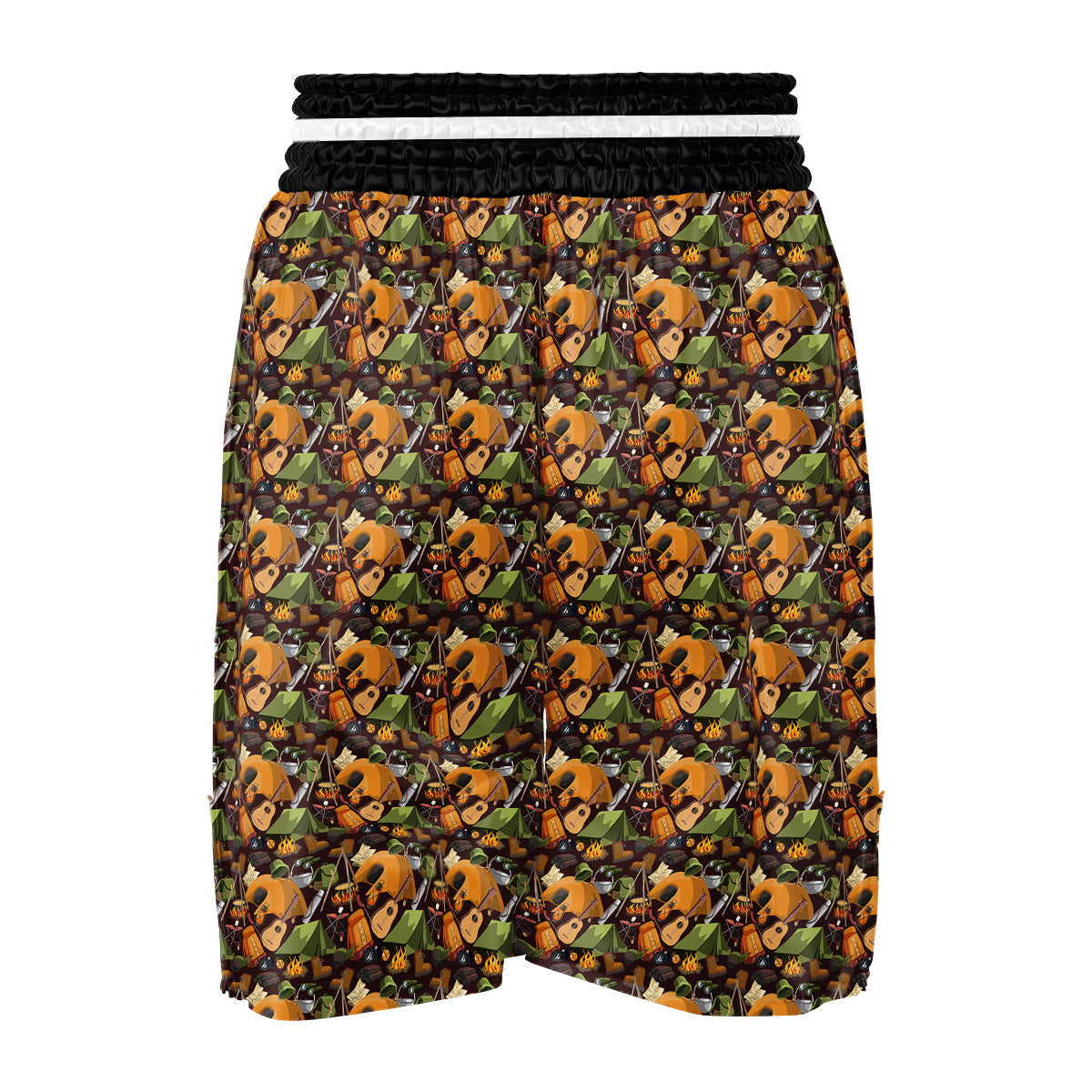 Camping Equipment Print Pattern Boxing Shorts-grizzshop