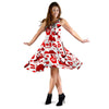 Canada Love Pattern Print Dress-grizzshop