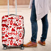 Canada Love Pattern Print Luggage Cover Protector-grizzshop