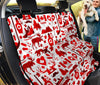 Canada Love Pattern Print Pet Car Seat Cover-grizzshop