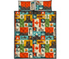 Canada Pattern Print Bed Set Quilt-grizzshop