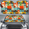 Canada Pattern Print Car Sun Shade-grizzshop