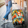 Canada Pattern Print Luggage Cover Protector-grizzshop