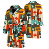 Canada Pattern Print Men Long Robe-grizzshop