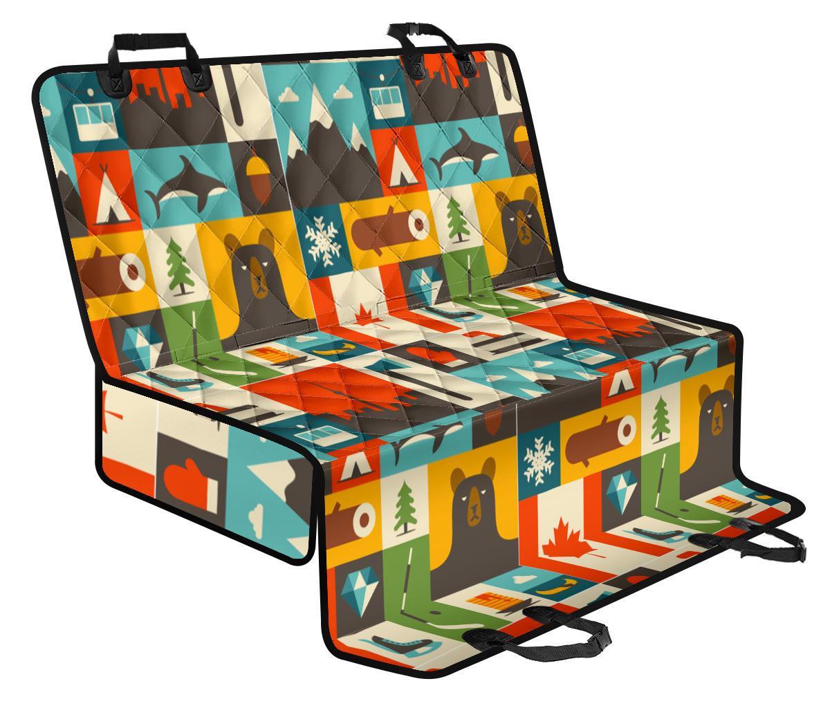 Canada Pattern Print Pet Car Seat Cover-grizzshop