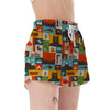 Canada Pattern Print Women's Shorts-grizzshop